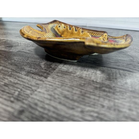 Deforest California Pottery MCM Ashtrays Atomic Drip Glaze Ceramic - Picture 16 of 16